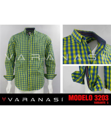 CAMISA CABALLERO MANGA LARGA VARANASI
