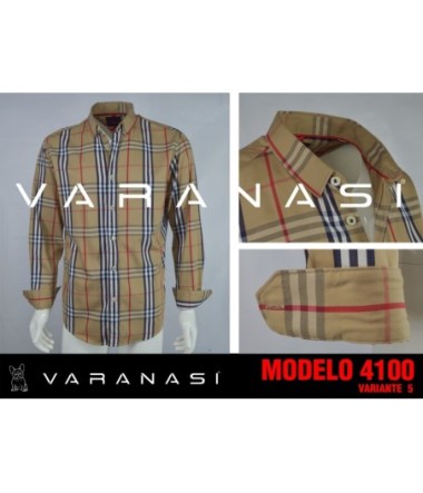 CAMISA CABALLERO MANGA LARGA VARANASI