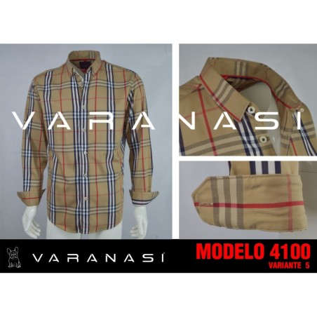CAMISA CABALLERO MANGA LARGA VARANASI