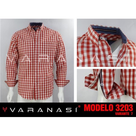 CAMISA CABALLERO MANGA LARGA VARANASI