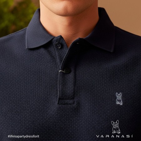 PLAYERA TIPO POLO CABALLERO VARANASI