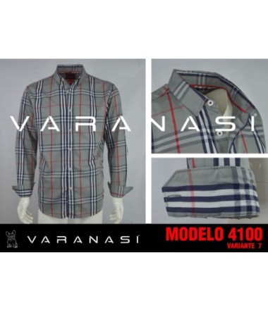 CAMISA CABALLERO MANGA LARGA VARANASI