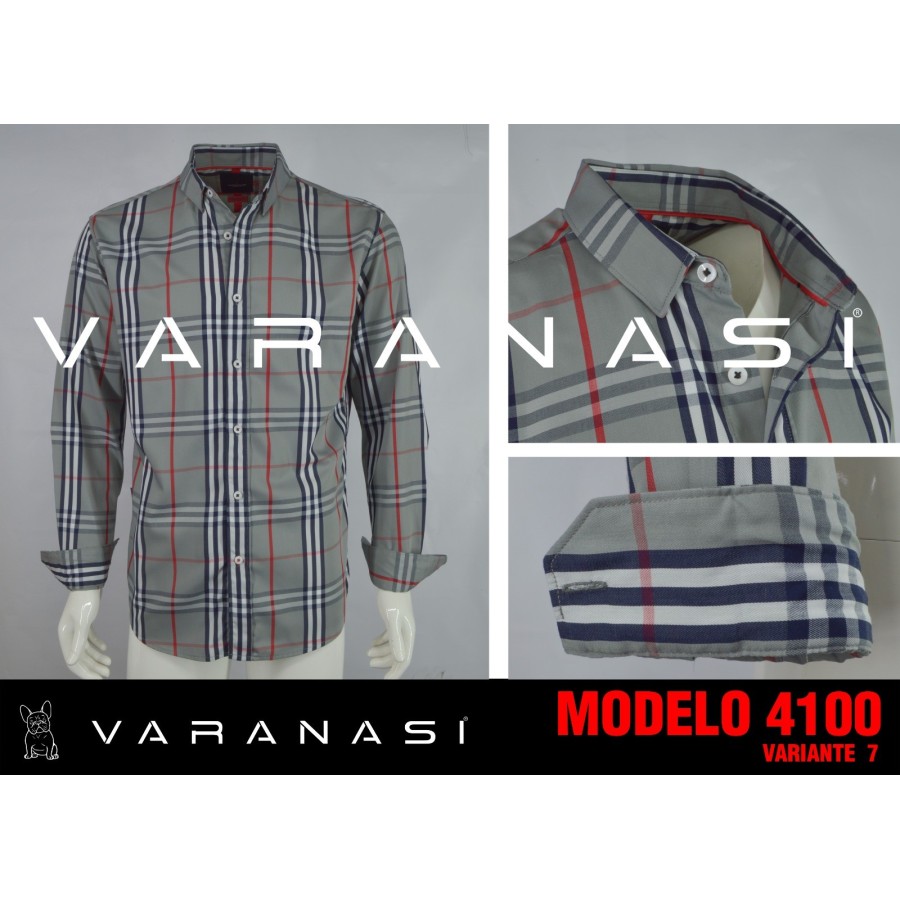 CAMISA CABALLERO MANGA LARGA VARANASI