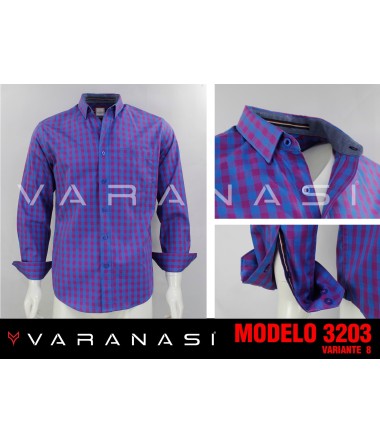 CAMISA CABALLERO MANGA LARGA VARANASI