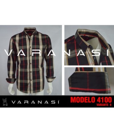 CAMISA CABALLERO MANGA LARGA VARANASI