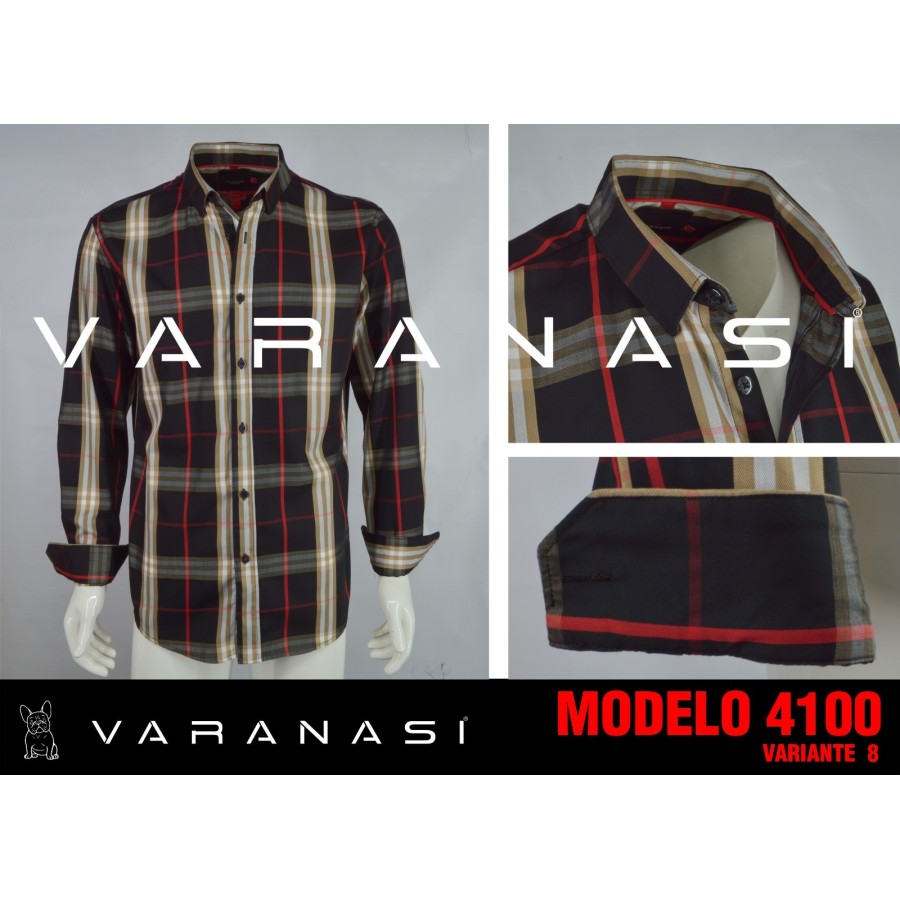 CAMISA CABALLERO MANGA LARGA VARANASI