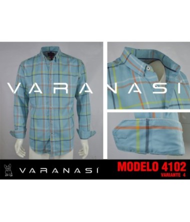 CAMISA CABALLERO MANGA LARGA VARANASI