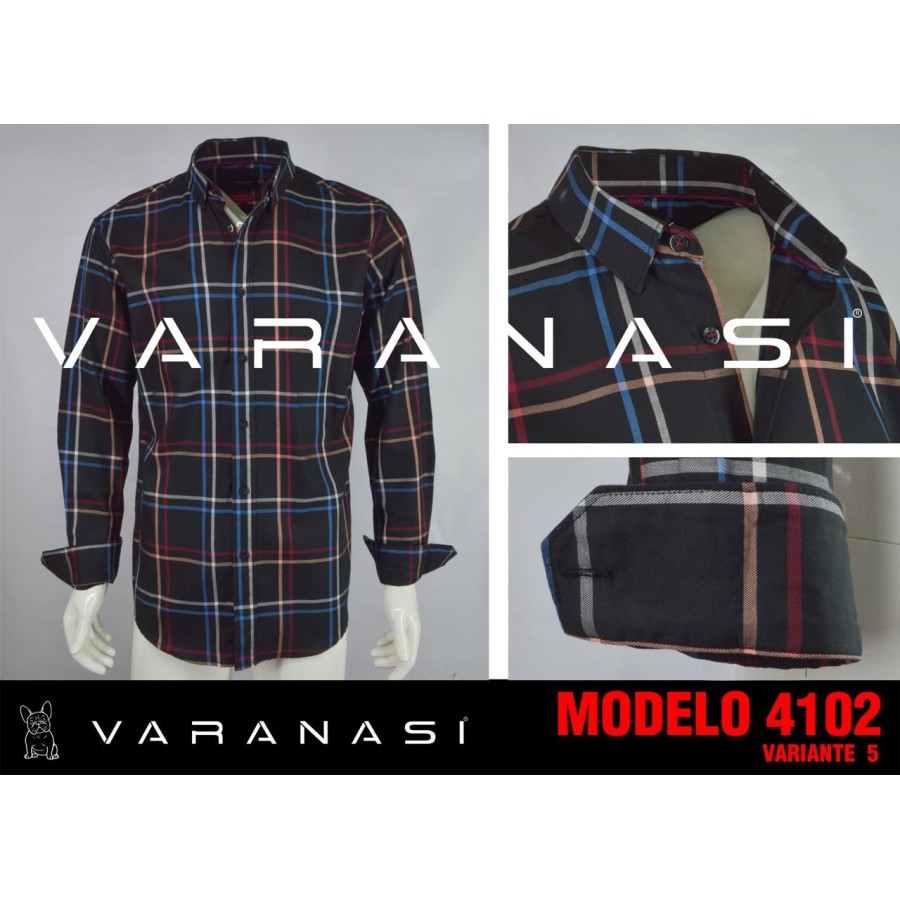 CAMISA CABALLERO MANGA LARGA VARANASI