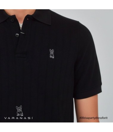 PLAYERA TIPO POLO CABALLERO VARANASI