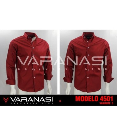 CAMISA CABALLERO MANGA LARGA VARANASI