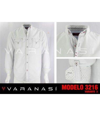 CAMISA CABALLERO MANGA LARGA VARANASI