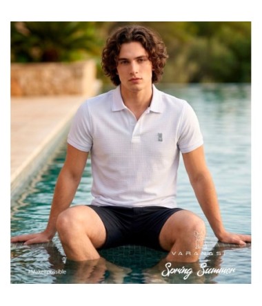 PLAYERA TIPO POLO CABALLERO VARANASI