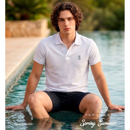PLAYERA TIPO POLO CABALLERO VARANASI