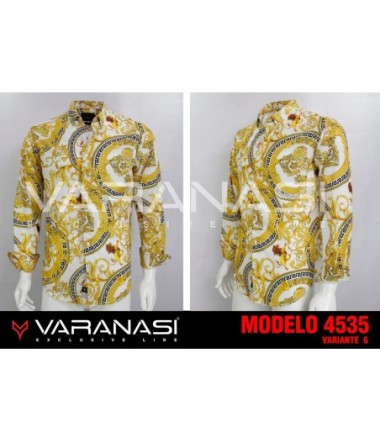 CAMISA CABALLERO MANGA LARGA VARANASI