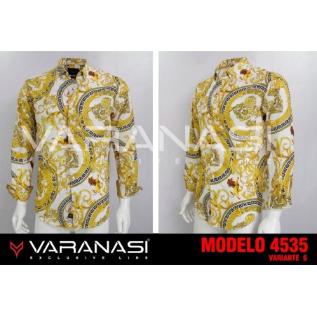 CAMISA CABALLERO MANGA LARGA VARANASI