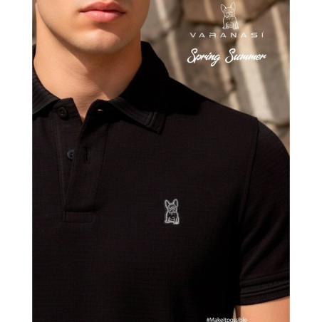 PLAYERA TIPO POLO CABALLERO VARANASI