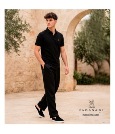 PLAYERA TIPO POLO CABALLERO VARANASI