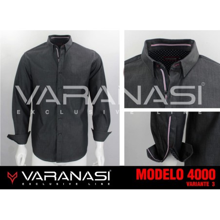 CAMISA CABALLERO MANGA LARGA VARANASI