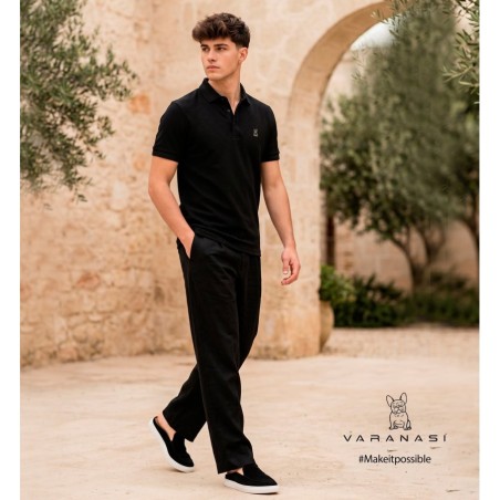 PLAYERA TIPO POLO CABALLERO VARANASI