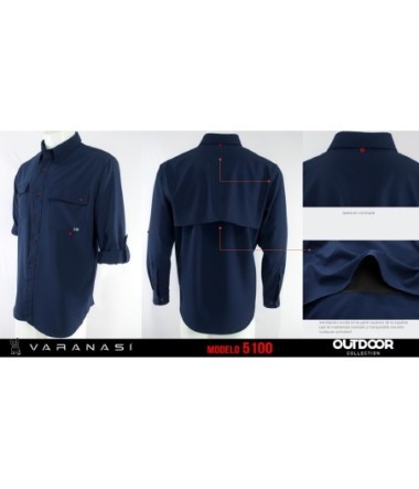 CAMISA CABALLERO MANGA LARGA VARANASI