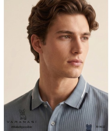 PLAYERA TIPO POLO CABALLERO VARANASI