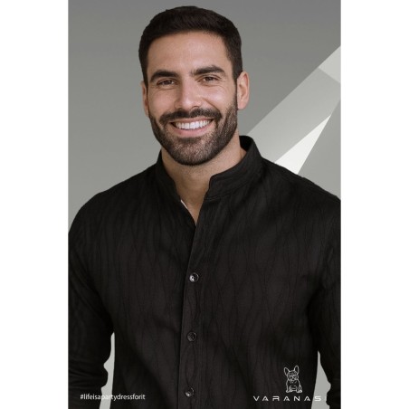 CAMISA CABALLERO MANGA LARGA VARANASI