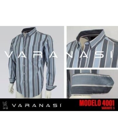 CAMISA CABALLERO MANGA LARGA VARANASI