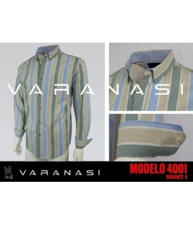 CAMISA CABALLERO MANGA LARGA VARANASI