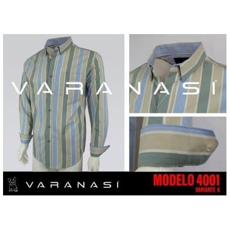CAMISA CABALLERO MANGA LARGA VARANASI