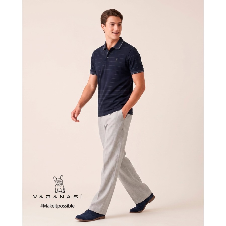 PLAYERA TIPO POLO CABALLERO VARANASI