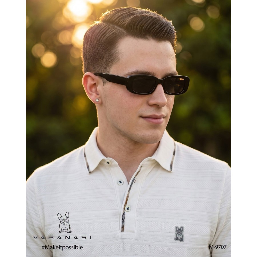 PLAYERA TIPO POLO CABALLERO VARANASI