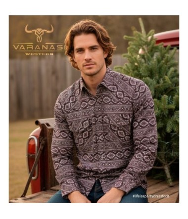 CAMISA CABALLERO MANGA LARGA VARANASI