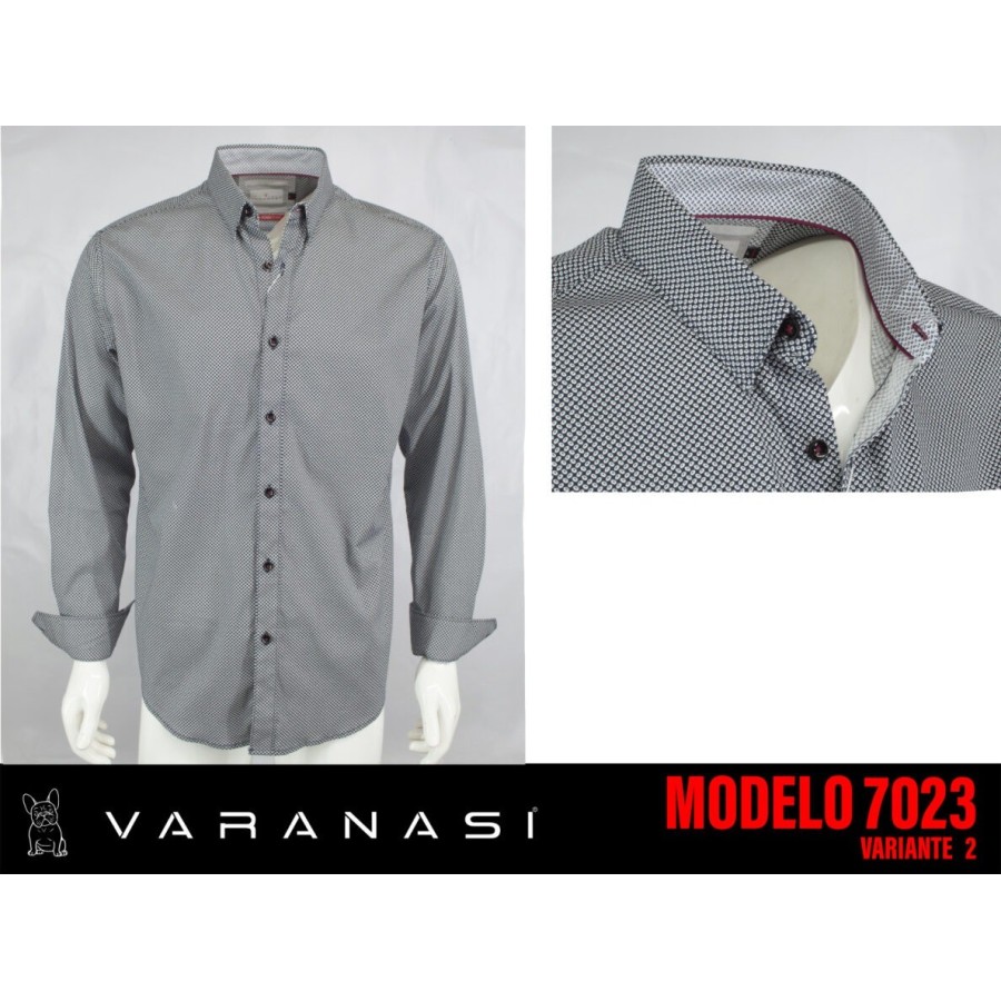 CAMISA CABALLERO MANGA LARGA VARANASI