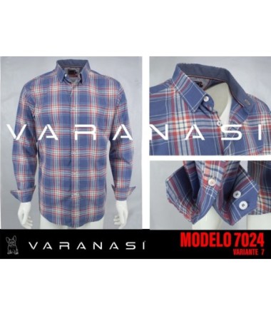 CAMISA CABALLERO MANGA LARGA VARANASI