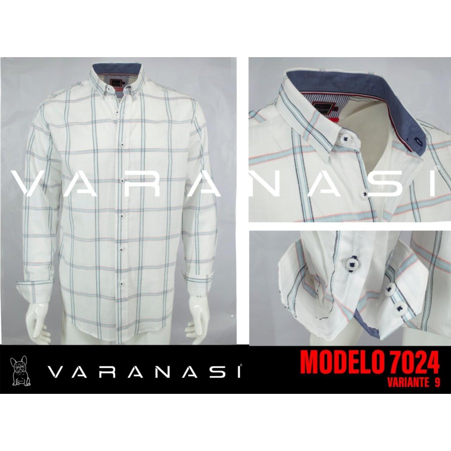 CAMISA CABALLERO MANGA LARGA VARANASI