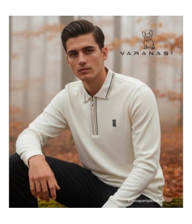 PLAYERA TIPO POLO CABALLERO VARANASI