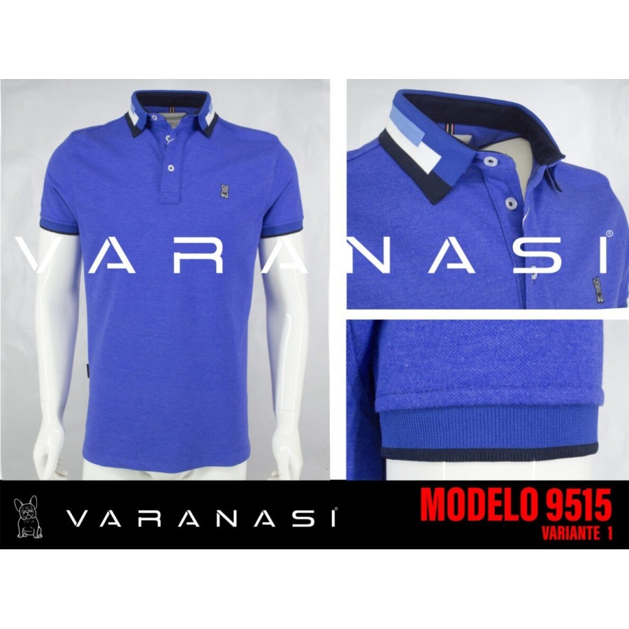 PLAYERA TIPO POLO CABALLERO VARANASI