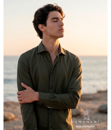 CAMISA CABALLERO MANGA LARGA VARANASI