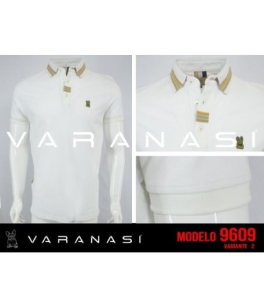PLAYERA TIPO POLO CABALLERO VARANASI