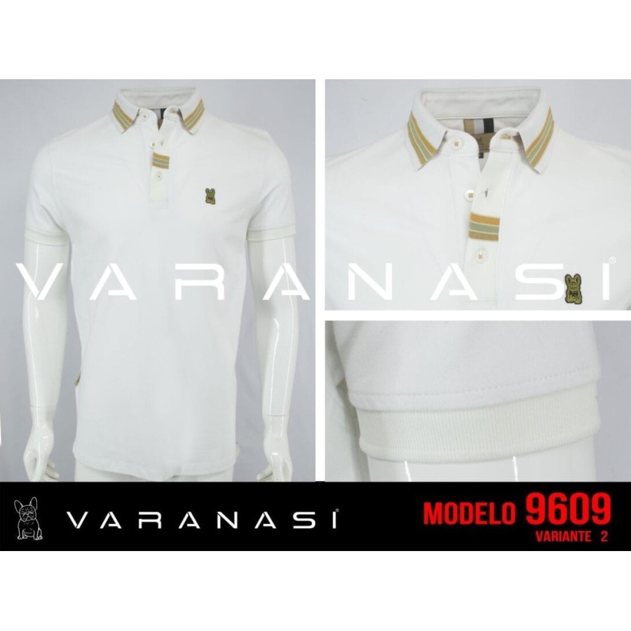 PLAYERA TIPO POLO CABALLERO VARANASI