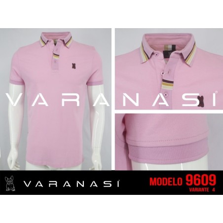 PLAYERA TIPO POLO CABALLERO VARANASI