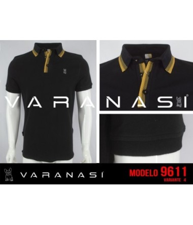 PLAYERA TIPO POLO CABALLERO VARANASI
