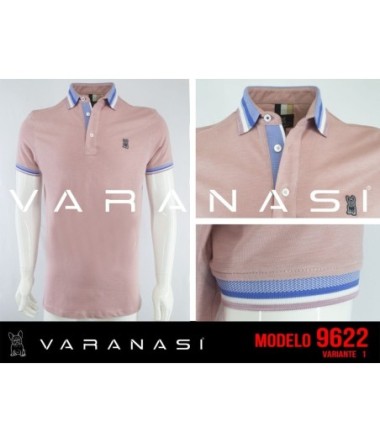 PLAYERA TIPO POLO CABALLERO VARANASI