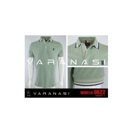 PLAYERA TIPO POLO CABALLERO VARANASI