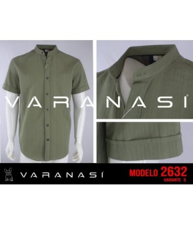 CAMISA CABALLERO MANGA CORTA VARANASI