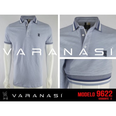 PLAYERA TIPO POLO CABALLERO VARANASI