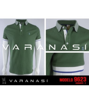 PLAYERA TIPO POLO CABALLERO VARANASI