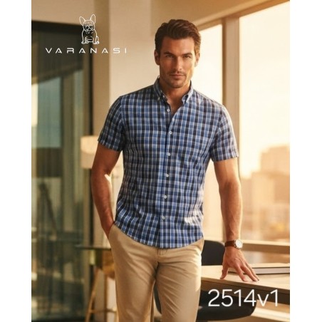 CAMISA CABALLERO MANGA CORTA VARANASI