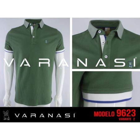 PLAYERA TIPO POLO CABALLERO VARANASI