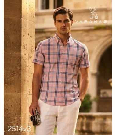 CAMISA CABALLERO MANGA CORTA VARANASI